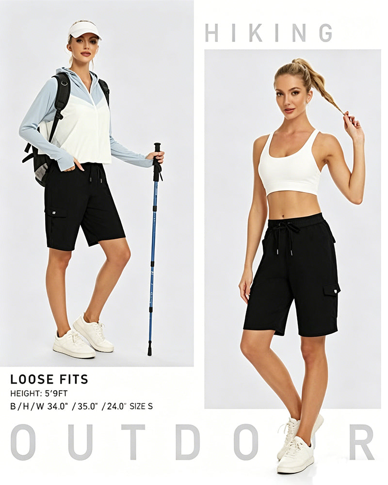 Women's Quick-Dry Cargo Shorts With Pockets