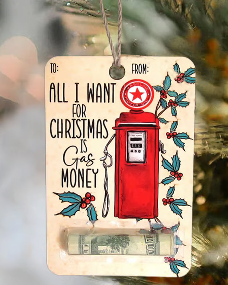 🎅💸 Handcrafted Wooden Money Holders Gift