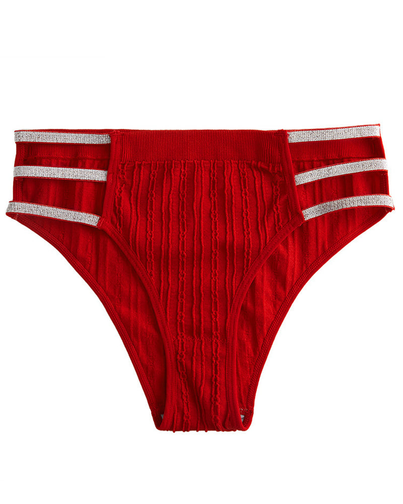 Mature Elegant High-Waist Cut Panties