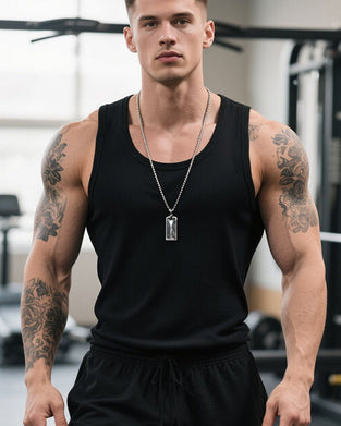 Men's Cotton Fitness Tank Top