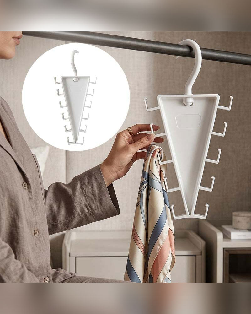 Rotating V-Shaped Accessory Hanger