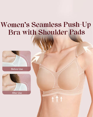 Women's Seamless Push-Up Padded Bra