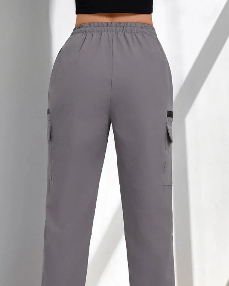 Drawstring Loose Casual Cargo Pants