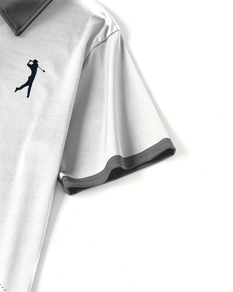 Men's Casual Lapel T-Shirt