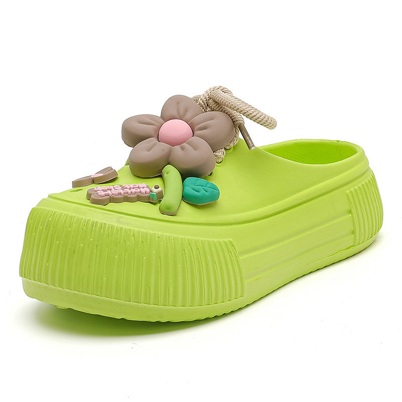 🌴Women’s Breathable Slippers with Flower Decoration