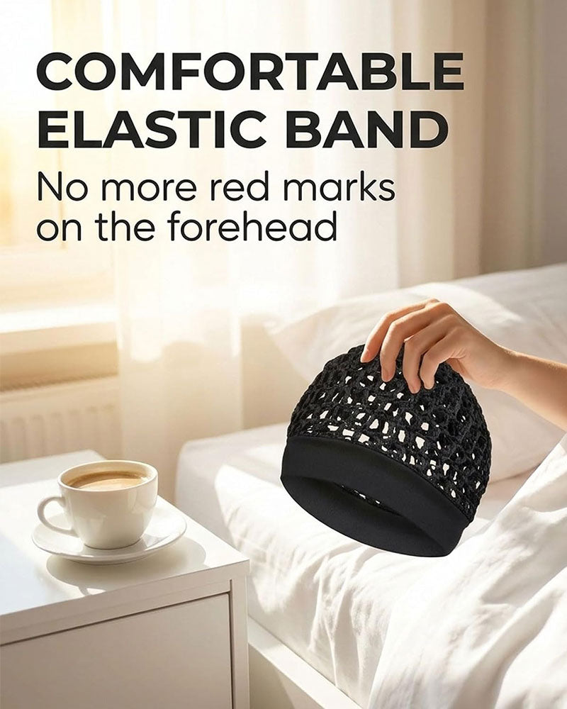 Stretchy Wide-Edge Sleeping Cap