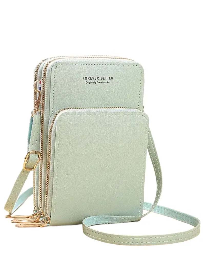 Solid Color Fashion Crossbody Phone Bag