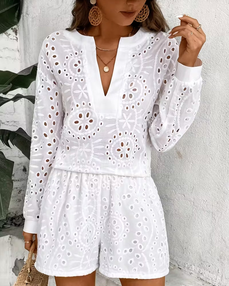 A Cut-Out Street Style Coord Set