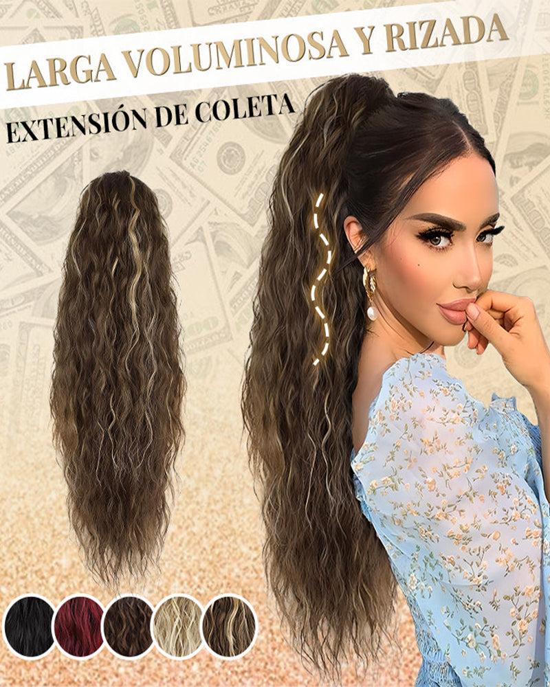 Long Voluminous And Curly Hair Extension
