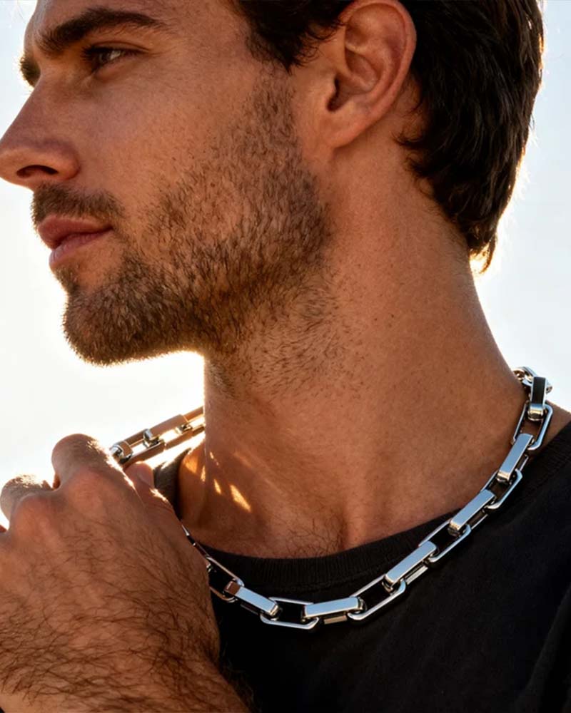 Square Titanium Steel Chain
