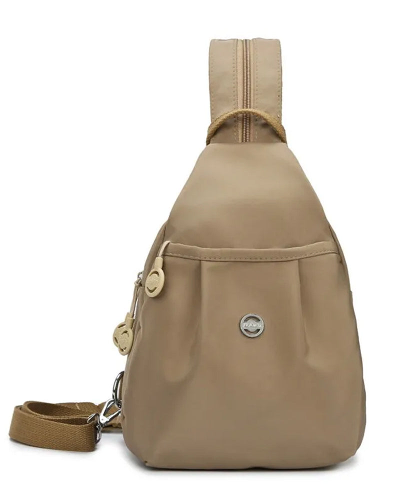 Multi-Pocket Convertible Backpack & Crossbody Bag