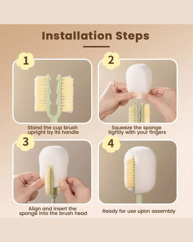 5-in-1 Bottle Cleaning Brush