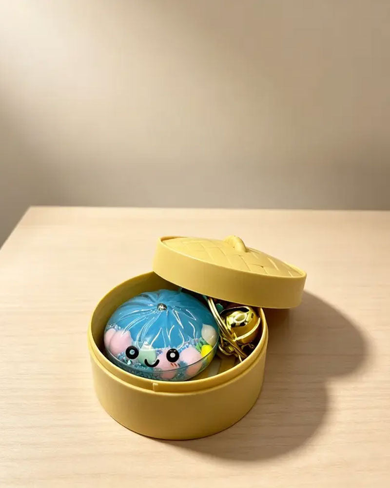 Glitter Sand Dumpling Keychain