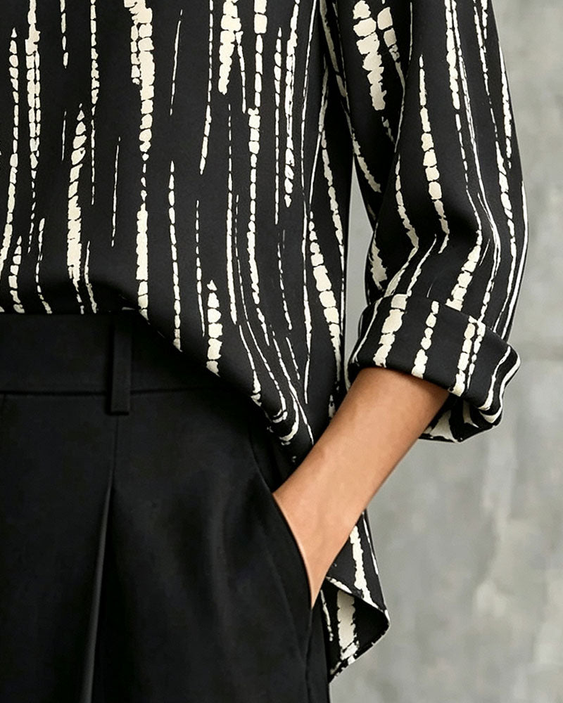 Draped Cowl Neck Line Top