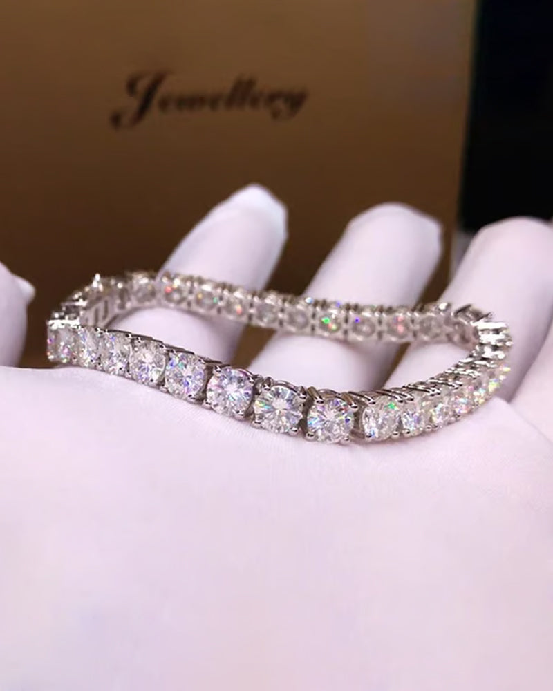 Sparkling Moissanite Bracelet