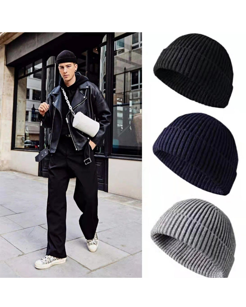 Men's Ribbed Knit Beanie
