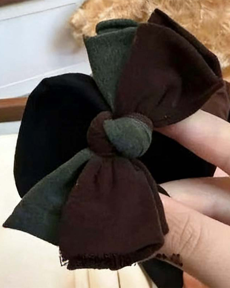 Elegant Elastic Bow Hair Tie