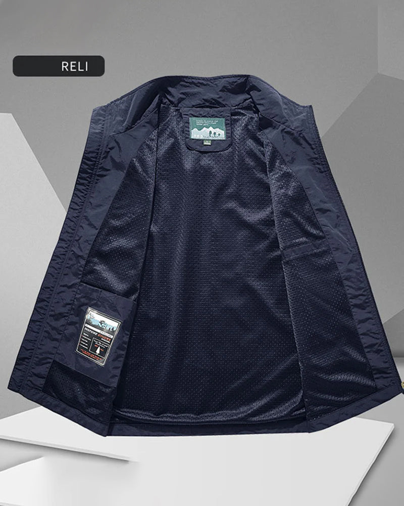 Limited-time sale – 50% OFF🔥🧥 Men's Oversized Sleeveless Vest Jacket with Pockets