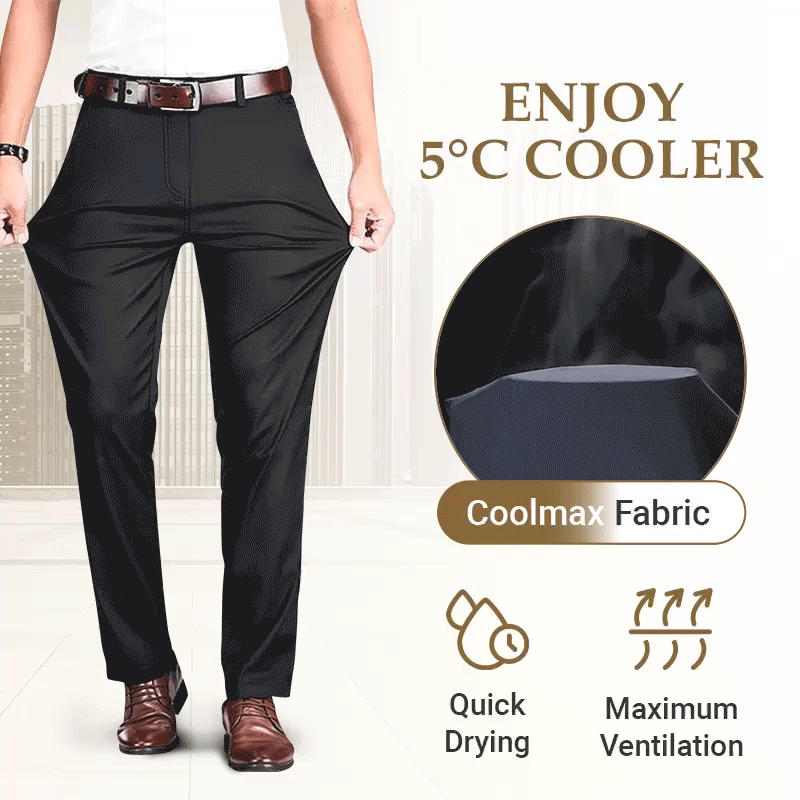 Men's High Stretch Straight Fit Pants