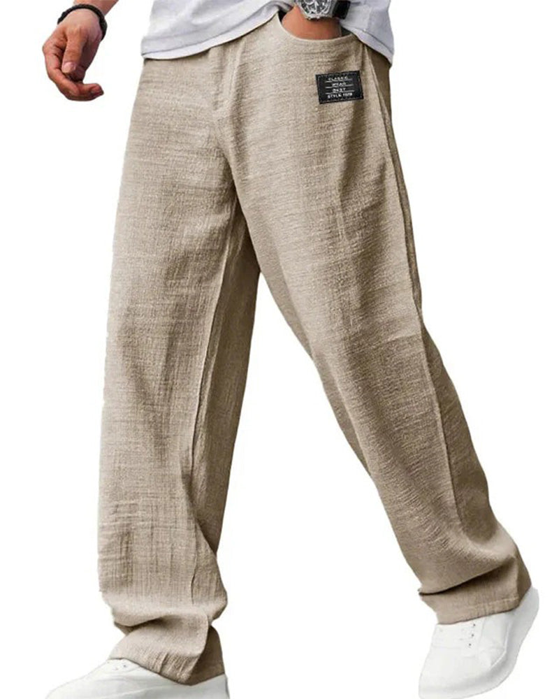 Men's Breathable Straight-Leg Trousers