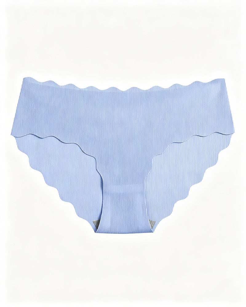 Solid Scallop Edge Comfort Lingerie