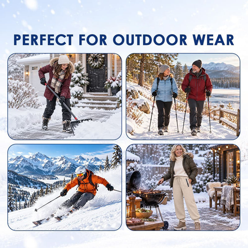 Thermal Fleece Lined Casual Active Pants