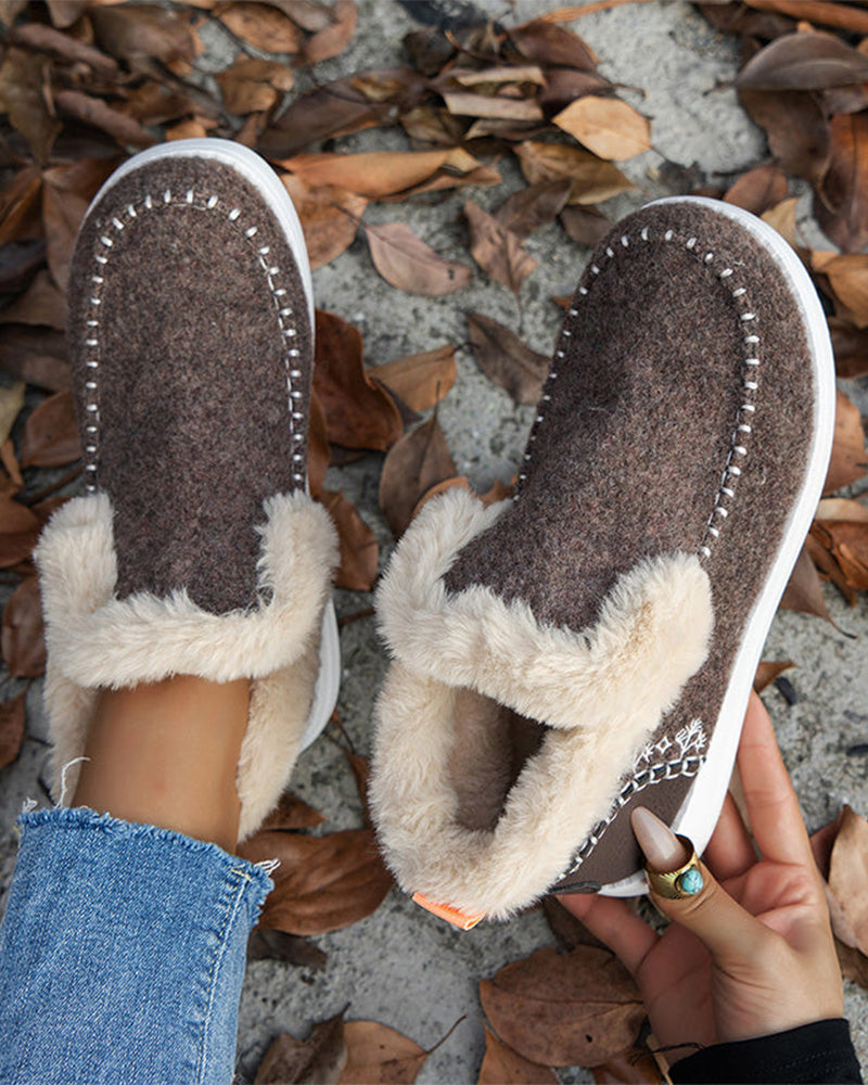 ❄️Women's Winter Non-Slip Faux Fur Warm Ankle Boots