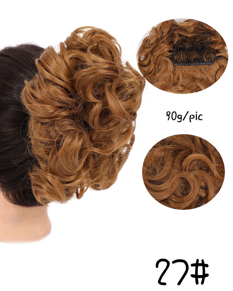 Curly Chignon Comb Clip