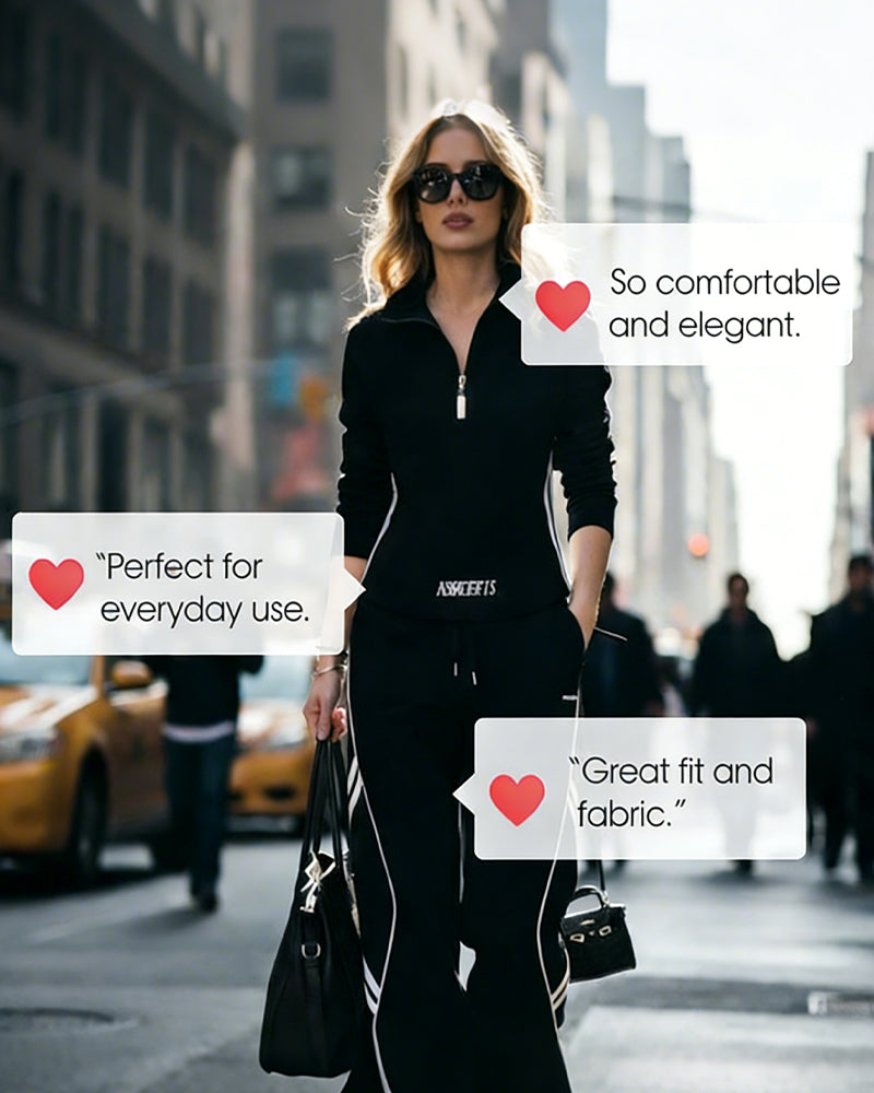 Casual Sports Figure-Flattering Two-Piece Sets