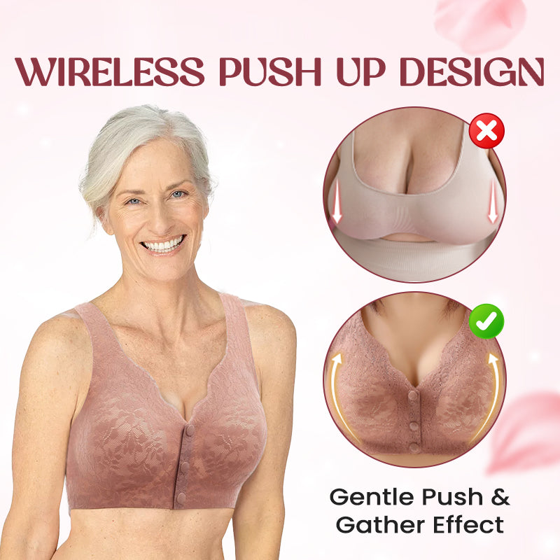 Zero Feel Full Coverage Front Closure Lace Bra