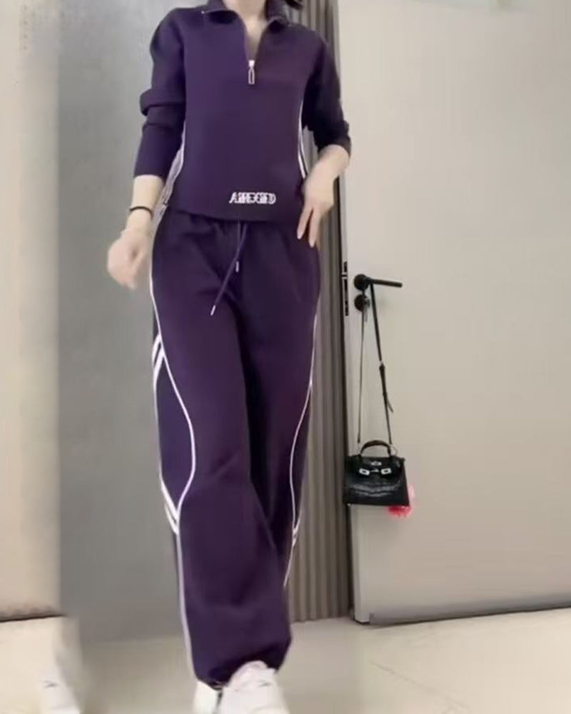 Casual Sports Figure-Flattering Two-Piece Sets