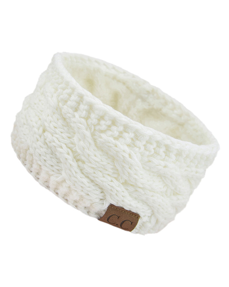 Fleece Knit Headband for Autumn and Winter