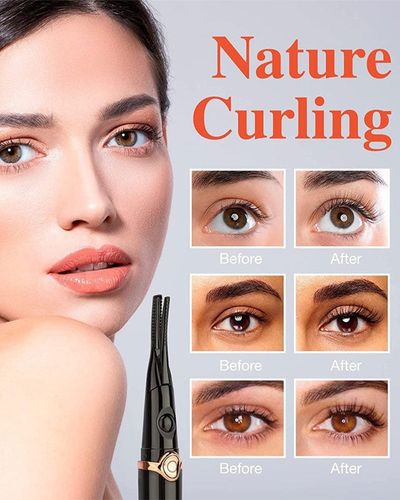 🔥Electric Eyelash Curler for Instant Glam✨ Blink & Dazzle! 👁️