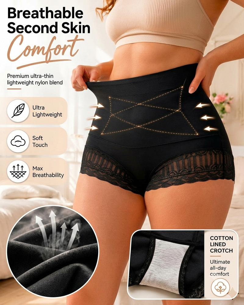 Women's Cross Tummy Control Shapewear Panties