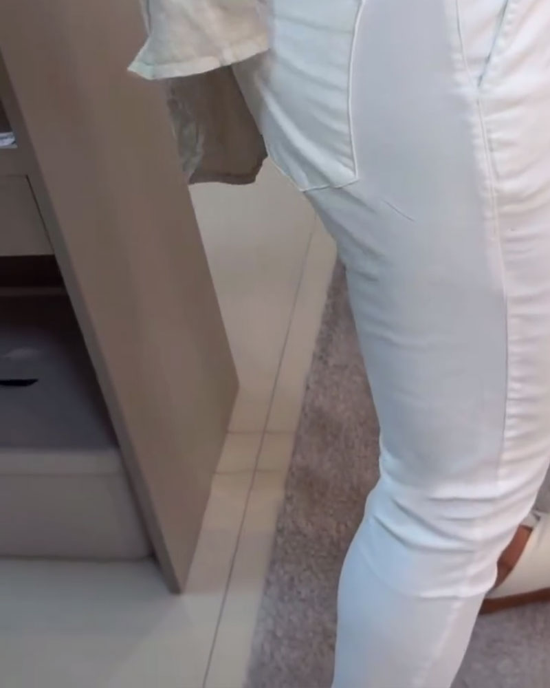 Aumora Drawstring Casual Pencil Pants