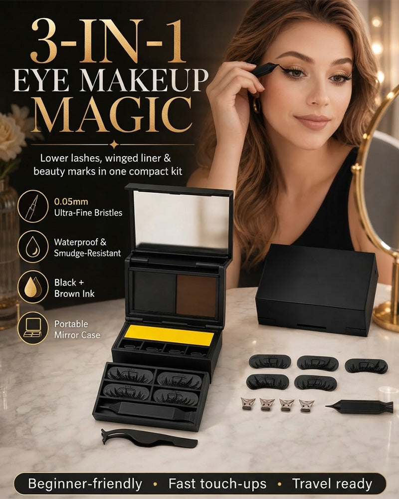 3-in-1 Eyeliner & Lash Stamp Kit