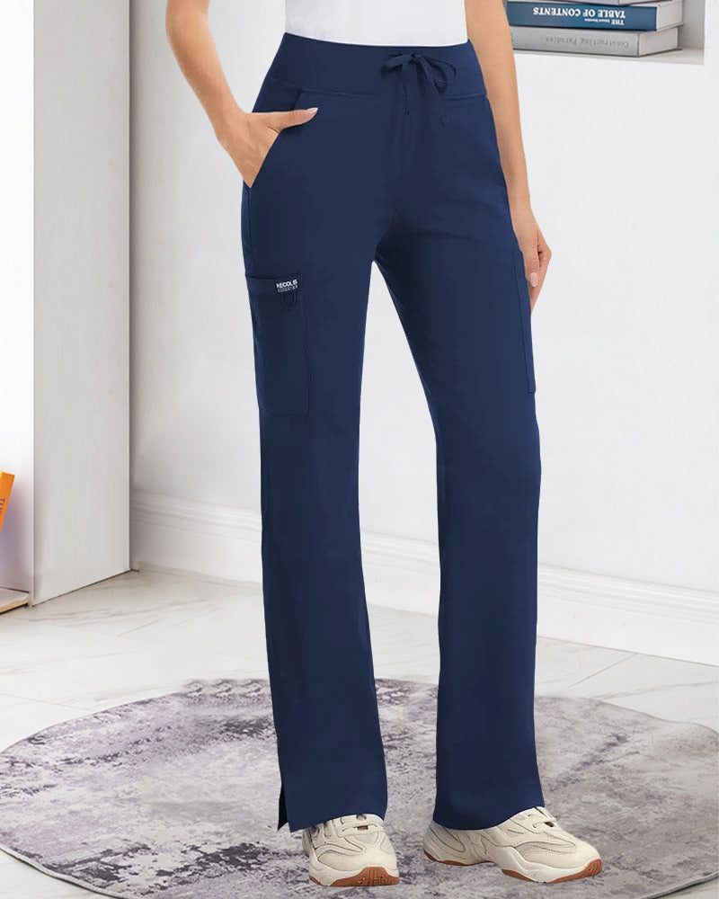 Double Pocket Slim Tie Casual Pants