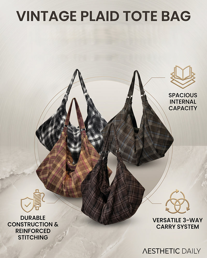Casual Large-Capacity Crossbody Tote Bag