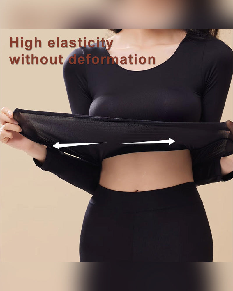 Ultra Thin Seamless Thermal Underwear For Women