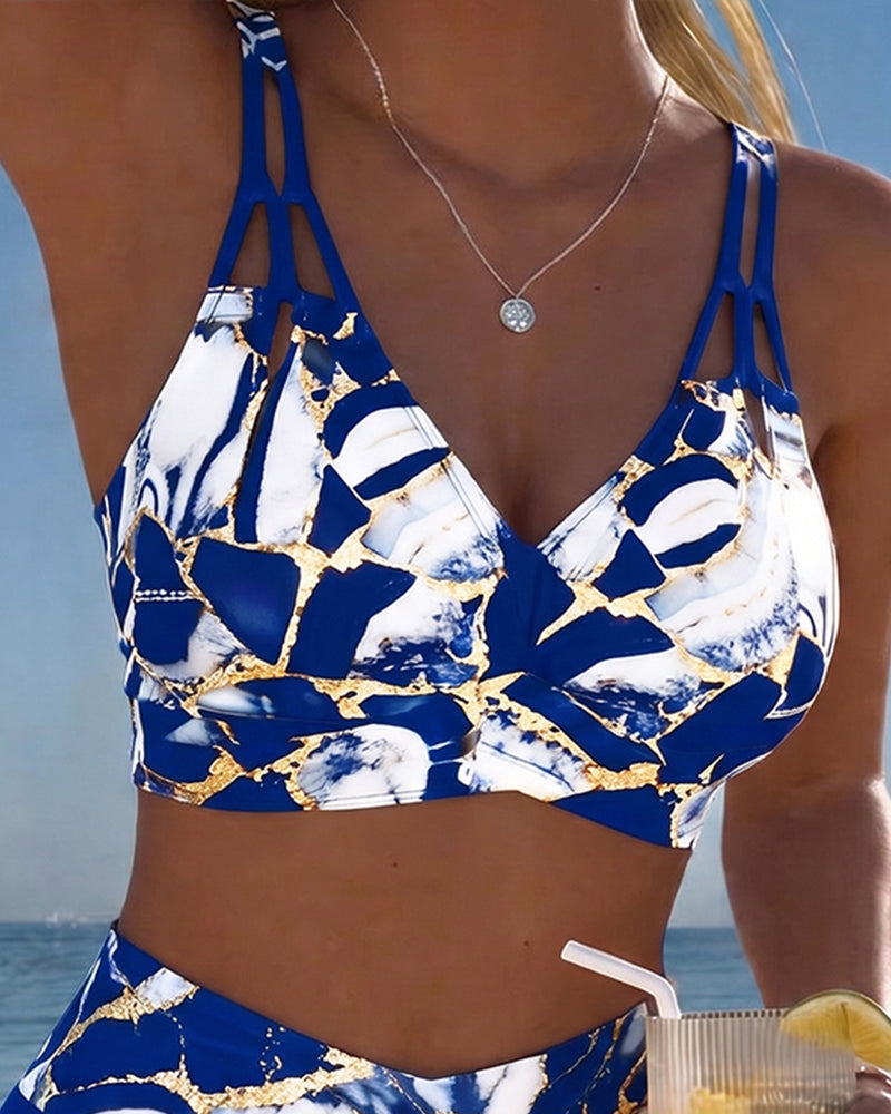 Strap Cut-Out Designer Bikini