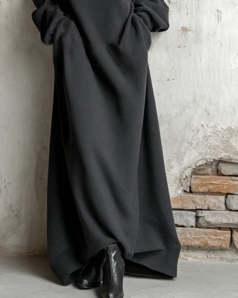 Long Sleeve One Shoulder Dress