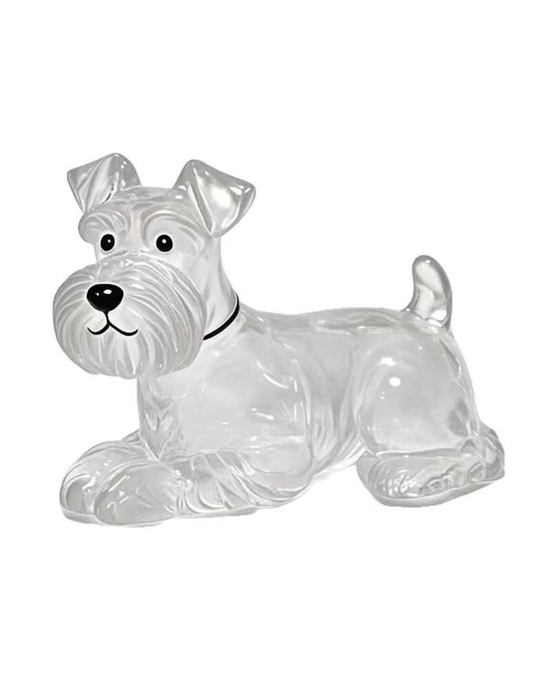 Dog Hair Keepsake Keychain - Memory Capsule Pendant