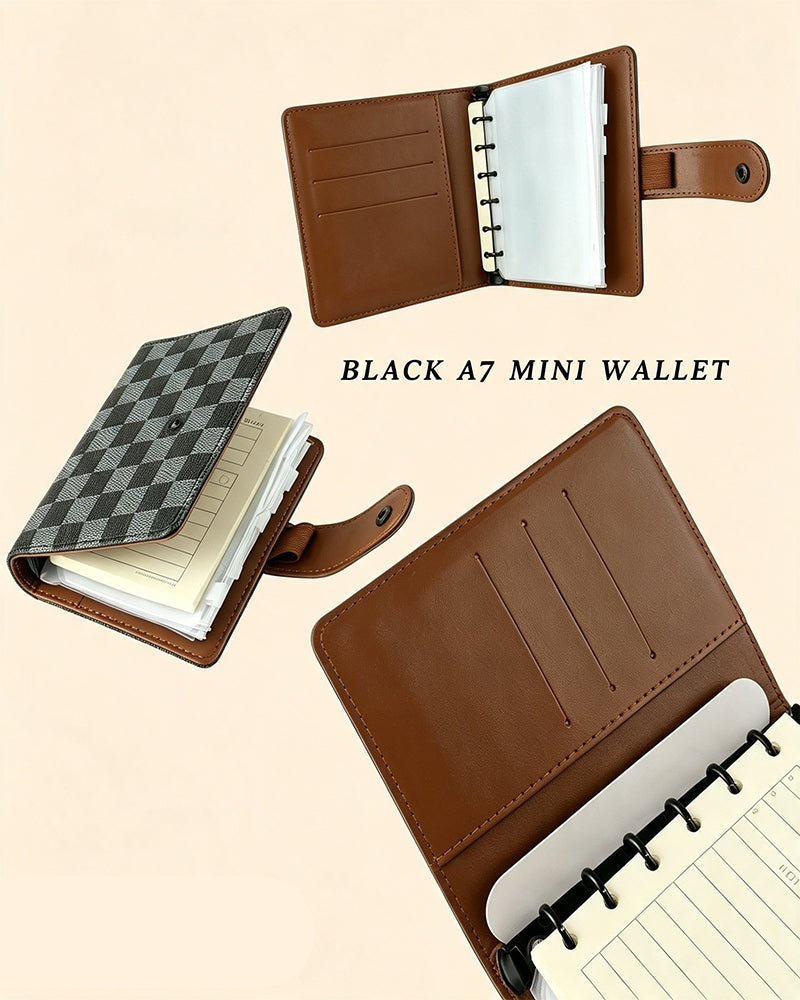 Checkerboard Planner Refillable Notebook
