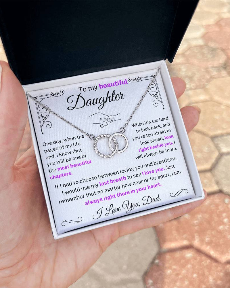 Double Ring Necklace