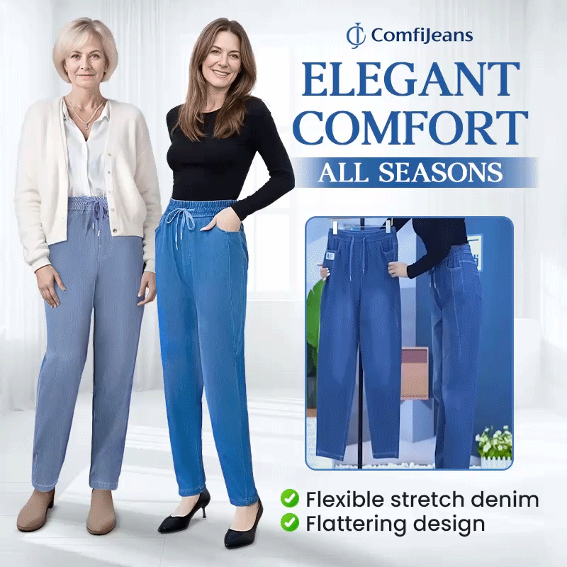 High Waist Ultra-Stretch Mom Jeans