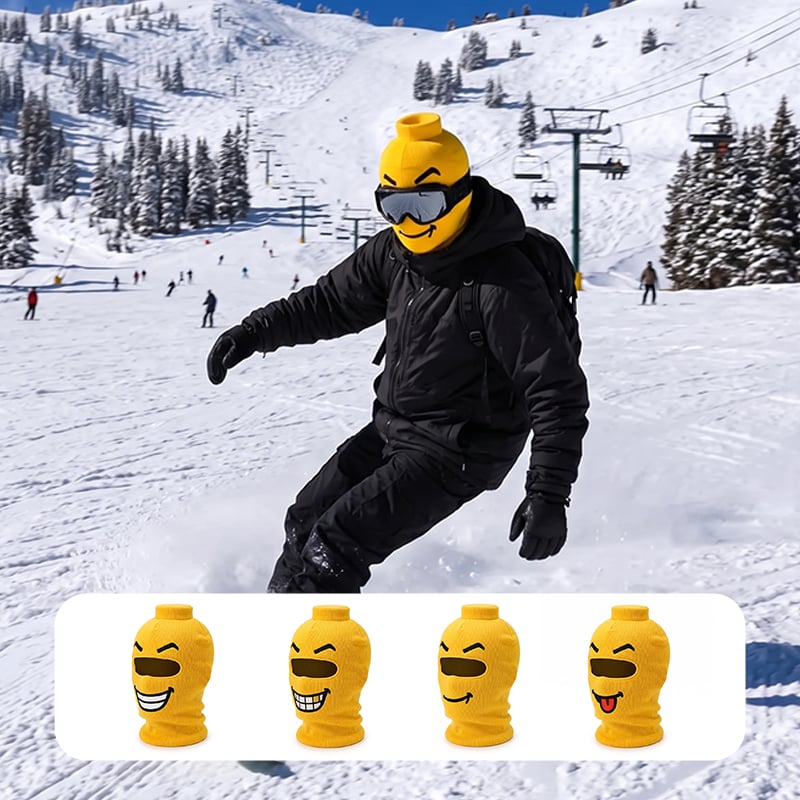 Funny ski headgear
