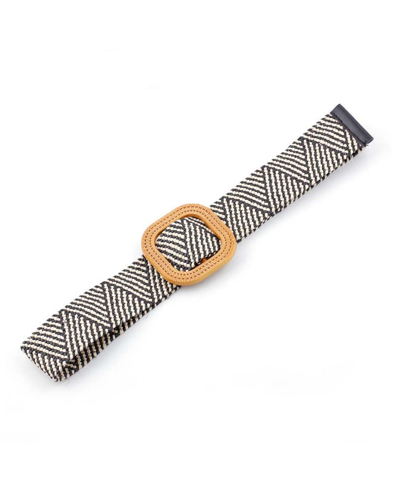Boho Style Buckle Elastic Belt