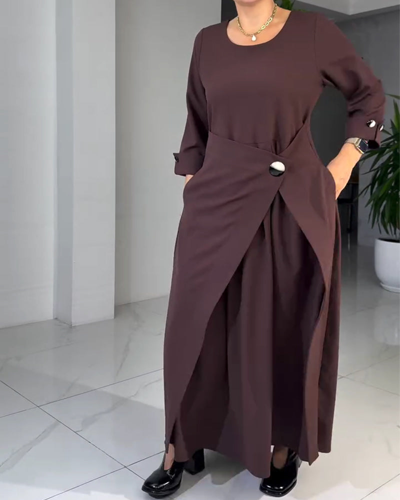 A-Line Fashionable Design Dress