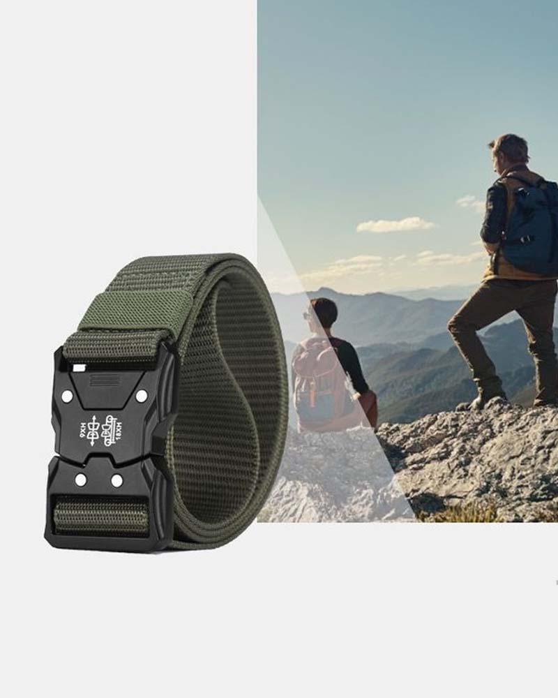 Tactical Buckle Nylon Belt