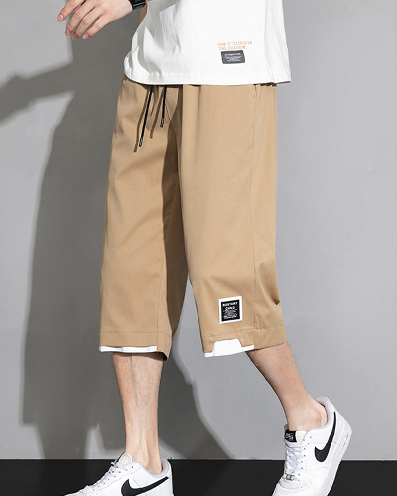 Sport Casual Cropped Pants